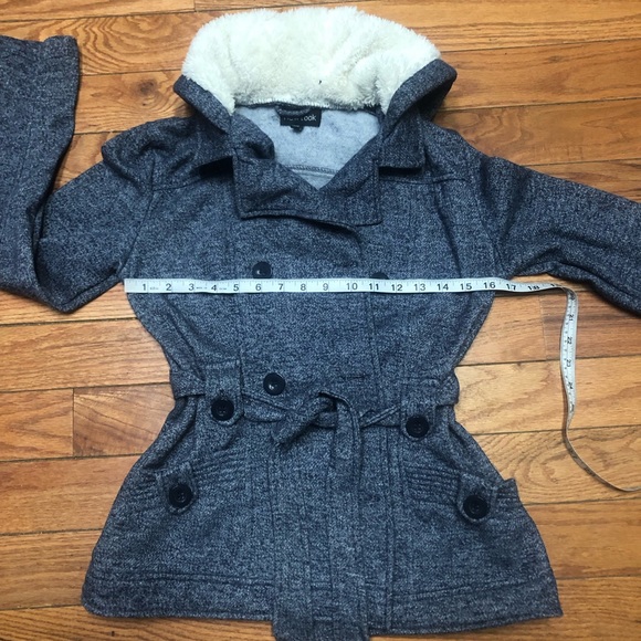 Small blue wash pea coat jacket - Picture 9 of 10